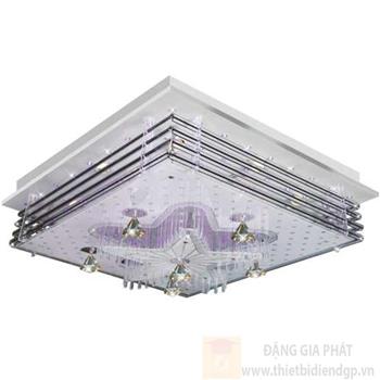 Đèn ốp trần Led vuông L600*W600, E14*12 lamp, Led color changer NC 7089